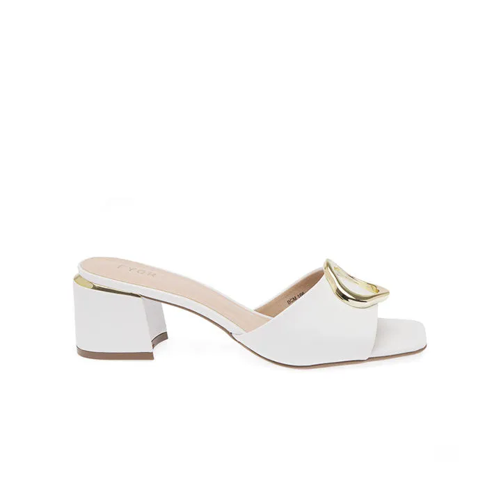 Golden Hoop Adorned Mule BCM 166