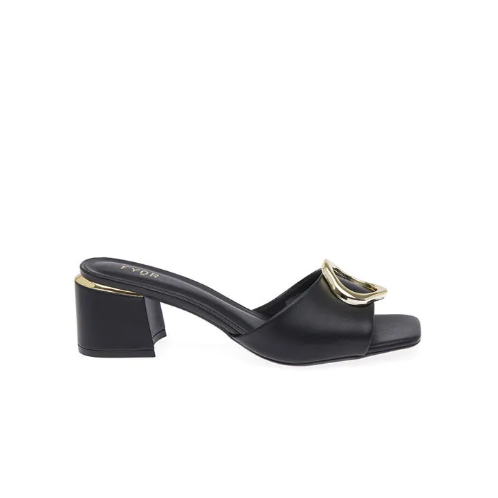 Golden Hoop Adorned Mule BCM 166