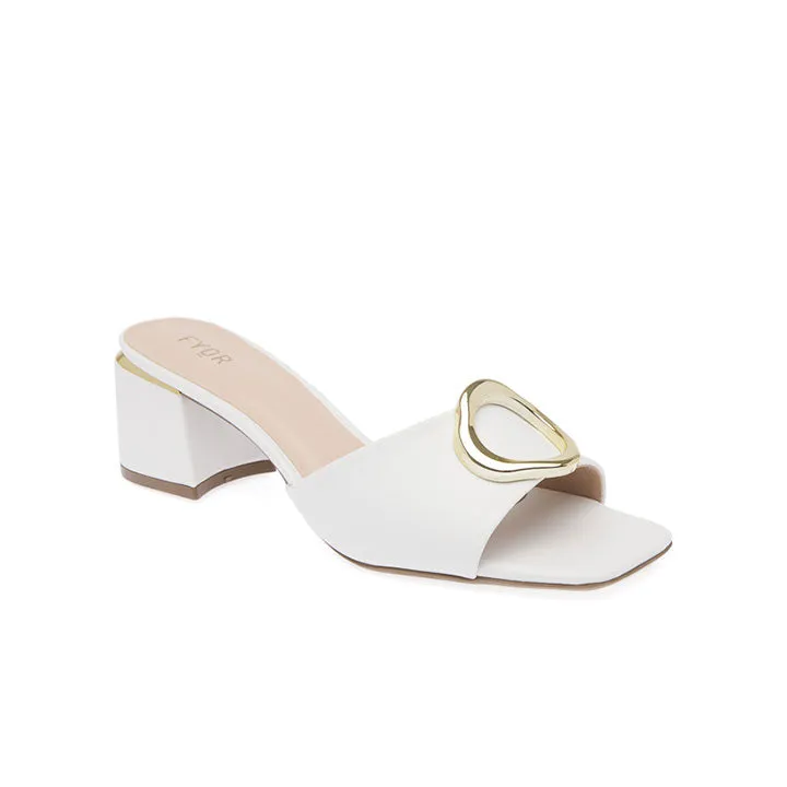 Golden Hoop Adorned Mule BCM 166
