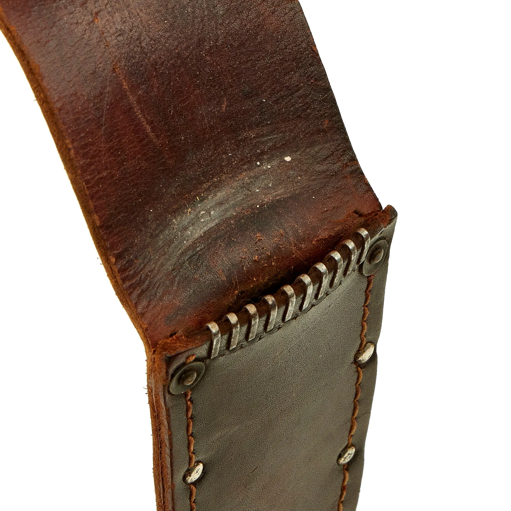 Original U.S. WWII USMC Marine Raider Stiletto Dagger by Camillus with Named M6 Sheath